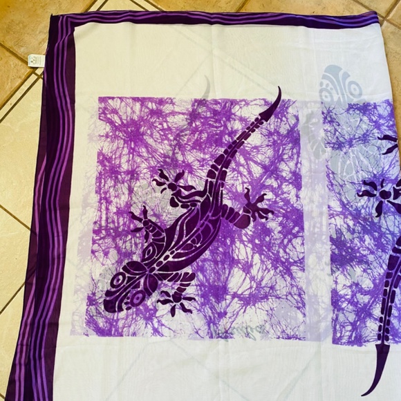 Hand Painted Pareo Coverup - Picture 12 of 17